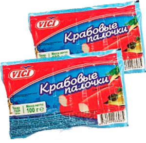 Крабовые палочки ТМ VICI,  100 гр.