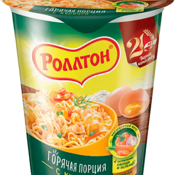 "Роллтон" Лапша 70 гр Курица Стакан