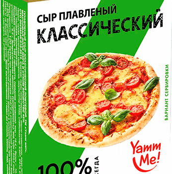 Сыр плавленый "Классический" 45, фас. 90гр.фольга, ТМ "Yamm me"