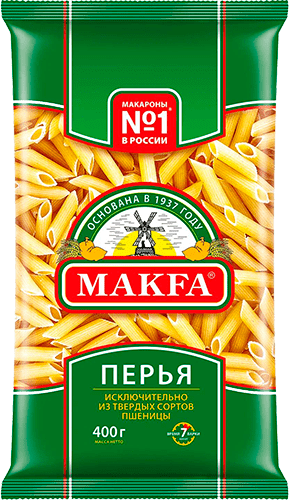 Макароны Макфа Перья 400г.