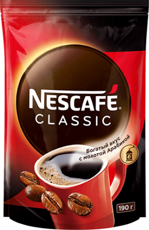 Кофе натур. раст. Nescafe Classic 190г