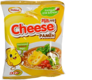 Лапша б/п Доширак "Cheese рамён"с сыром 110 гр брикет