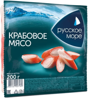 РМ Крабовое МЯСО "Русское море" ЗАМ., 200г. 1/30