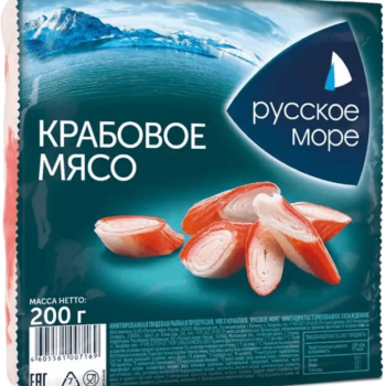 РМ Крабовое МЯСО "Русское море" ЗАМ., 200г. 1/30